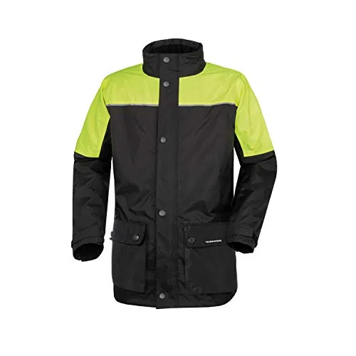 TUCANO URBANO GIACCA DILUVIO PLUS NERO–GIALLO FLUO 3XL