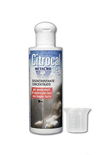 Metacril Disincrostante a Base di Acido Citrico concentrato per la Caldaia del Bagno Turco. CITROCAL 200ml - Spedizione IMMEDIATA