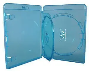 5 x Amaray colore blu-ray DVD custodie per 2 dischi