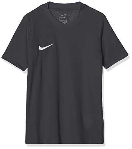 Nike Park VI Jersey SS Youth, Sport Shirt Bambino, Nero (Black/White 010), X-Large