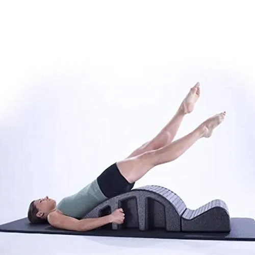 HongLianRiven Spine Corrector Addominale Bellezza Clip Pilates affinando Le Attrezzature for Il Fitness Macchina Dieta Clip di Pilates di Yoga Yoga assistito Dieta Macchina Nera 12-10