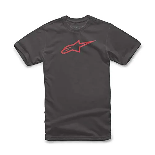 Alpinestars T-Shirt con Logo a Manica Corta Taglio Moderno T-Shirt, Uomo, Ageless Classic Tee Black/Red, XXL