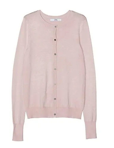 find. Cardigan Girocollo Donna, Rosa (BLUSH PINK), 40, Label: XS