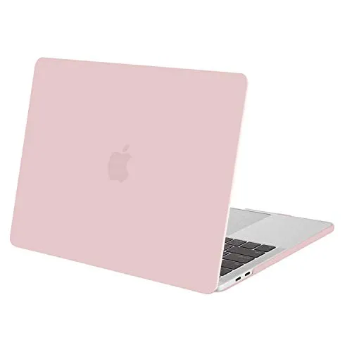 MOSISO Custodia MacBook PRO 13 Pollici 2019 2018 2017 2016 Case A2159/A1989/A1706/A1708,Plastic Rigida Copertina Compatibile con MacBook PRO 13 con/Senza Touch Bar,Quarzo Rosa