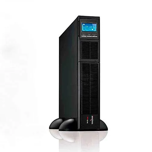 Tecnoware UPS EVO DSP 1300 Gruppo di Continuità - Tecnologia On Line Doppia Conversione, Installazione Rack e Tower - 4 Uscite IEC - Autonomia fino a 20 min - Potenza 1300 VA