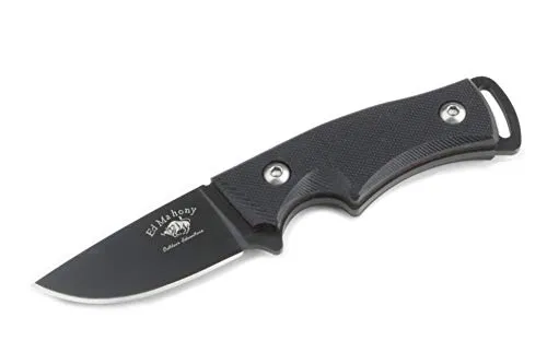 Ed Mahony Skywalk Neckknife, in Acciaio D2 (Black)