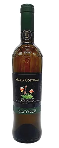 Sicilia Bedda - MARIA COSTANZA Bianco Sicilia D.O.P. - Vino Siciliano Biologico - Bottiglia da 50 CL