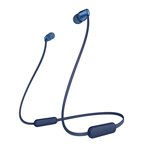 Sony Wi-C310 Cuffie Wireless In-Ear, Compatibile con Google Assistant E Siri, Batteria Fino a 15 Ore, Bluetooth, Senza fili, Blu, ‎15.6 x 9.2 x 4.1 cm 80 grammi