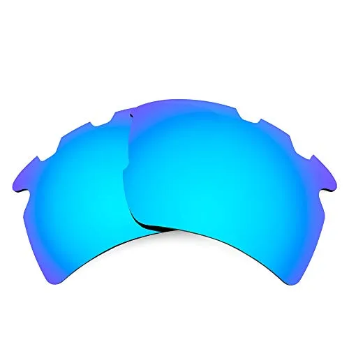 Revant Lenti di Ricambio compatible con Oakley Flak 2.0 XL Vented, Polarizzate, Blue Ghiaccio MirrorShield