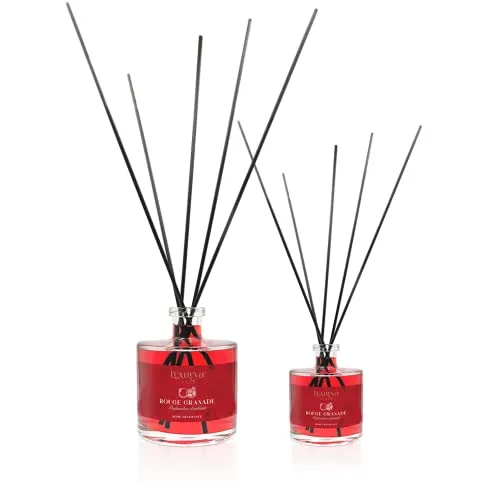 luxurya parfum Diffusore d'ambiente Formato Deluxe (500ml + 200ml) - Profumo Ambiente Rouge Granade | Doppio profumatore per la casa Rouge Granade …