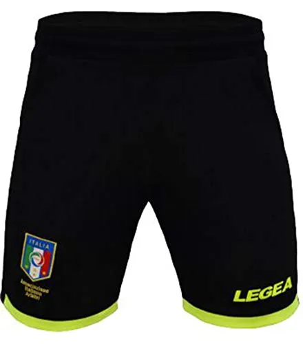 P185 Pantaloncini Ufficiale Arbitro Figc Aia  stagione 2019/2020 , Nero, L