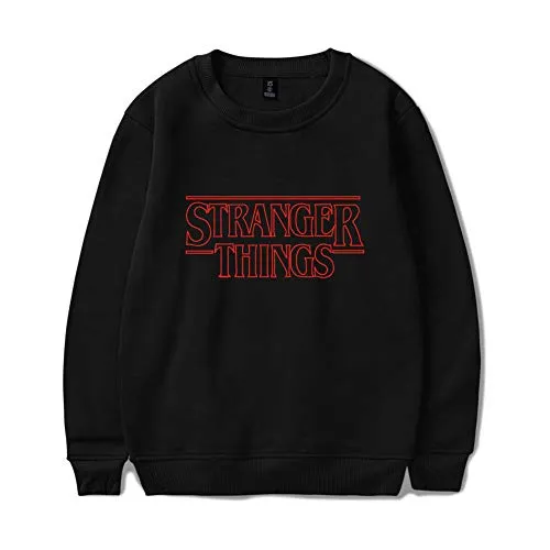 Enjoyyourlife Stranger Things Felpe Donna Sweater Sweatshirt Pullover Hip Hop Maglione Maniche Lunghe Maglietta per Uomo Donna