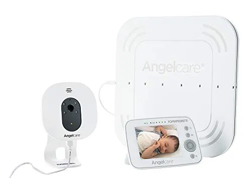 Foppapedretti Angelcare AC215 - Video Monitor Ascolta Bambino con Sensore di Movimento, Bianco