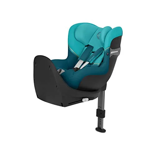 CYBEX Gold Sirona S i-Size Seggiolino, Meccanismo di Rotazione a 360°, Reboard, dalla Nascita fino a ca. 4 Anni, fino a 105 cm di Altezza, River Blue