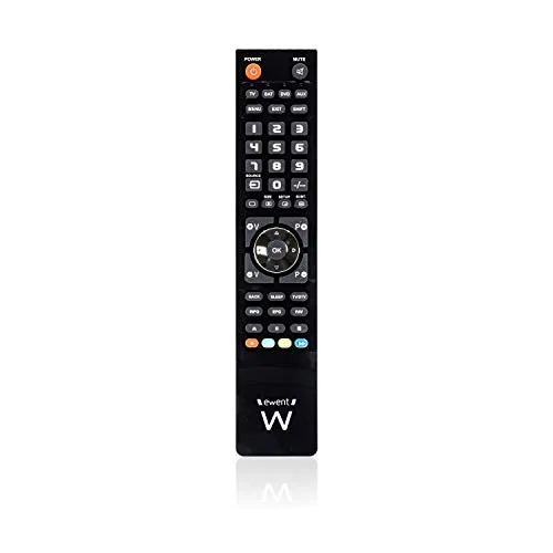 Ewent Ew1570 - Telecomando Universale 4 in 1 Programmabile da PC con Cavo Micro-Usb. per Tv, Decoder Terrestre o Satellitare, Dvd/Blu Ray, Box Multimediali