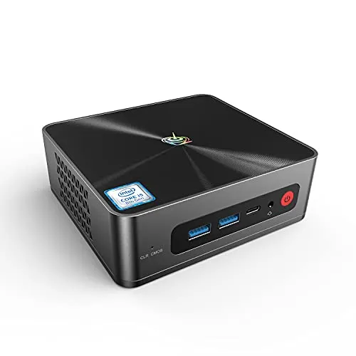 Intel Core i5 8259U Mini PC 16GB RAM DDR4, Nvme M.2 SSD 512GB Beelink Mini PC Windows 10 Pro, Mini Computer Gaming Supporto Dual HDMI 4K, Bluetooth 5.0, USB C, WiFi 6, Gigabit Ethernet