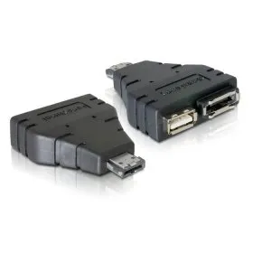 Cablecc Combo Esatap Power Over eSATA USB 2.0 a eSATA & USB splitter adattatore 1 in 2 nuovo