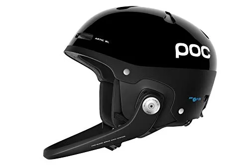 POC Artic SL Spin, Casco da Sci Alpino Gara Unisex-Adulto, Nero (Uranium Black Shiny/Matt), M/L