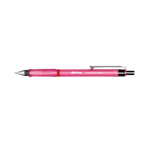 rOtring Visuclick matita portamine, 0,5 mm, Mina 2B, Corpo rosa acceso, 1 pezzo