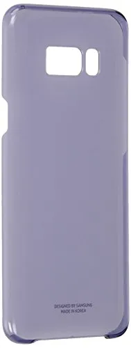 Samsung Clear Cover, Copertina per Samsung S8 Plus, Viola (Purple)