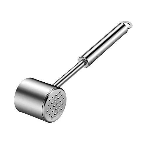 Qdesign Quality Meat Alta Tenderizer batticarne Martello Manico Lungo Cucina Che Cucina l'attrezzo Professionale di Carne Frollatura Strumento for Le carni, Maiale e Vitello