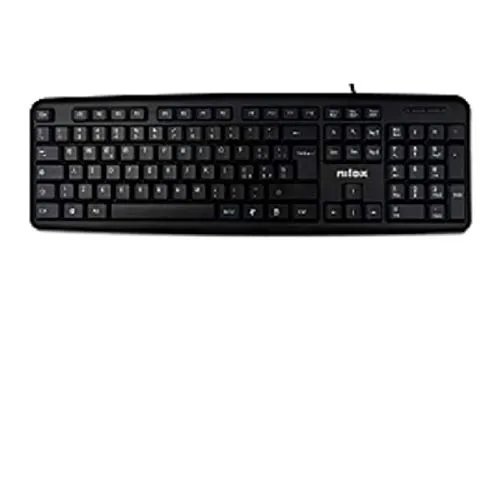 Nilox Tastiere e Mouse - Keyboard KT50U USB Black