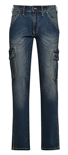 Diadora Utility Pantalone Jeans CARGO DENIM (33, Dirty Washing)