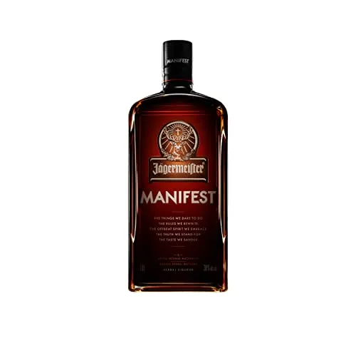 Jägermeister MANIFEST 100cl - Liquore premium a base di erbe con note di anice e frutta secca. 38% Vol.