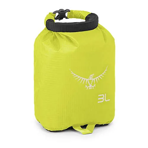 Osprey Ultralight DrySack 3, Zaino Unisex – Adulto, Electric Lime, Taglia Unica