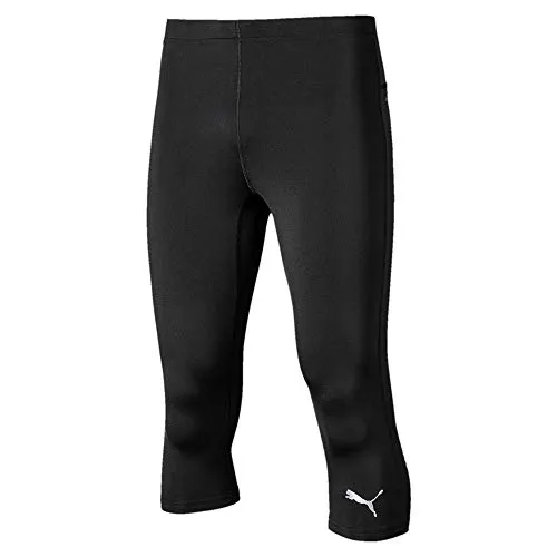 PUMA Running 3/4 Tight – Pantaloni a 3/4, da Uomo, Uomo, 52108501, Nero, L