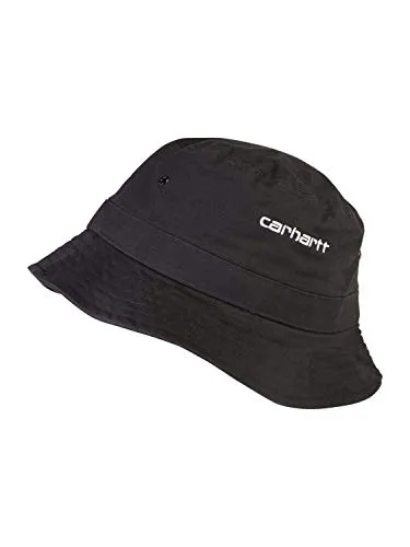 Carhartt Script Bucket Hat Cappello Uomo I026217 8990 Black White (ML)