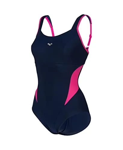 arena Makimurax Low Costume Intero Donna Coppa C, Costume da Bagno Modellante Bodylift, Tecnologia Power Mesh e Tessuto Sensitive Fabrics Resistente al Cloro