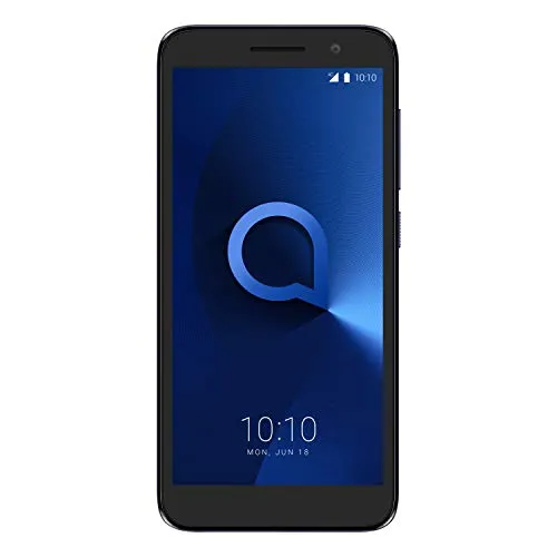 Alcatel 1 2019 Smartphone 4G Dual Sim, Display 5" FWVGA, 8GB, 1GB RAM, Android, Batteria 2000mAh, Bluish Nero [Italia]