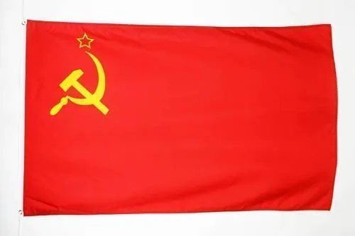 AZ FLAG Bandiera URSS 150x90cm - Gran Bandiera Rossa Comunista - Russia 90 x 150 cm Poliestere Leggero - Bandiere