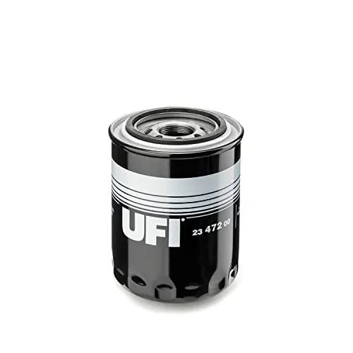 UFI Filters, Filtro Olio 23.472.00, Filtro Olio per Ricambio, Adatto a Auto, Applicabile su Diversi Modelli Hyundai H1, H 100, H 200, H 350 e Kia Bongo, Carnival, K 2500, K 2700, K 2900