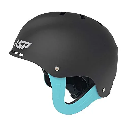 KSP Bullet Caschetto Casco omologato per Kitesurf Surf Windsurf Sport Acquatici Black (S/M)