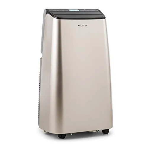 Klarstein Metrobreeze 9 Paris - Climatizzatore portatile, Condizionatore, Classe A, 1050 Watt, Raffreddatore, Deumidificatore, Ventilatore, Tubo e Guarnizioni, Telecomando, Bronzo