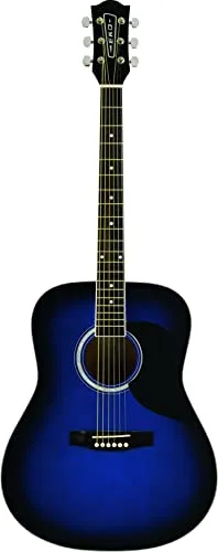 Eko GUITARS - RANGER 6 BLUE SUNBURST, Chitarra Acustica Serie Ranger, Colore Blue Sunburst