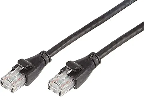 Amazon Basics - Cavo patch Ethernet di Cat6 con connettori RJ45, 1.52 m, 5 unità, Nero