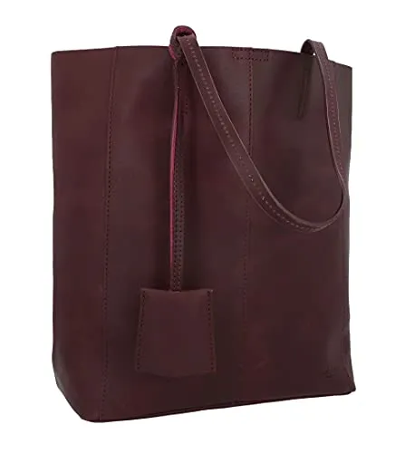 Gusti Shopper Pelle - borsa per sacco a tracolla in pelle di borsetta cassidy sacca per laptop da laptop da 13 litri donne grandi rosso