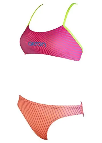 Akron Belari - Bikini da Nuoto da Donna/Ragazza, Colore: Rosa, Rosa, 32