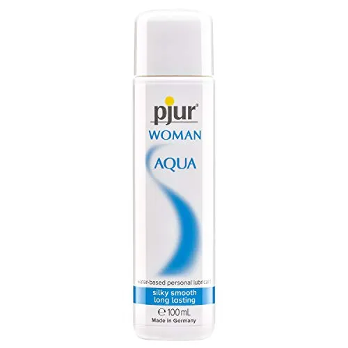 pjur WOMAN AQUA - Gel lubrificante a base d’acqua - idrata e cura - pH ottimizzato - delicato sulla pelle (100ml)