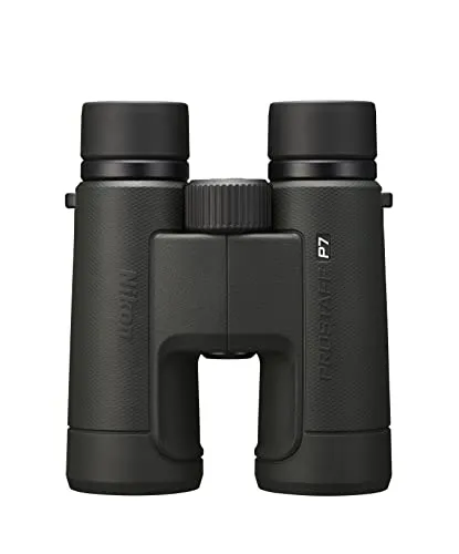 NIKON Binocolo PROSTAFF P7 8x42, Compatto, Leggero e Resistente, Impermeabile, Lenti e Prismi Rivestimento Multistrato, nero