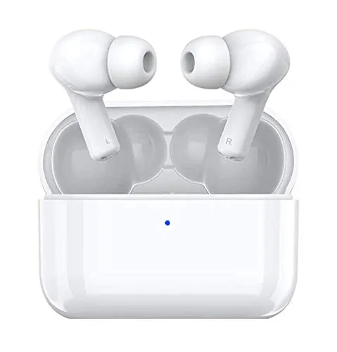 HONOR CHOICE Earbuds TWS Veri Auricolari Wireless 24 Ore di Riproduzione Combinata Cuffie Senza Fili Impermeabili Tecnologia Bluetooth 5.0 Bianco