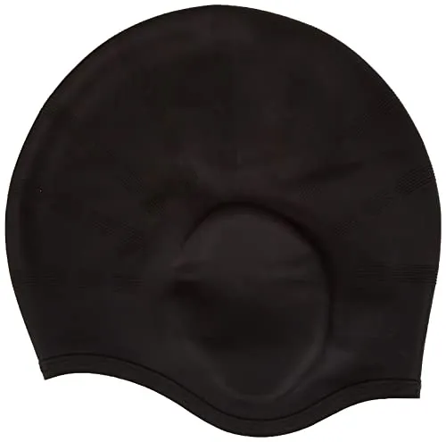 Cressi Silicone Ear cap Cuffia Nuoto in Silicone, Nero, Unica