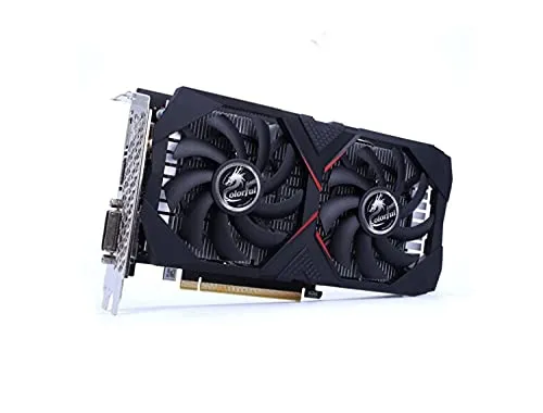 Shubiao GeForce GTX 1650 SUPER Gaming GT 4G 128-Bi HDMI/DP/DIS 4GB GDDR6 Supporto DirectX 12.1 OpenGL 4.5 Dual Fan PCI Express 3.0 16X (GTX 1650 Gaming X 4G)