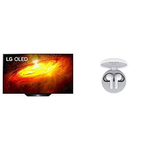 LG OLED TV AI ThinQ OLED65BX6LB, Smart TV 65'', Processore α7 Gen3 con Dolby Vision IQ/Dolby Atmos + LG Cuffie Bluetooth Wireless In Ear TONE Free FN4 White