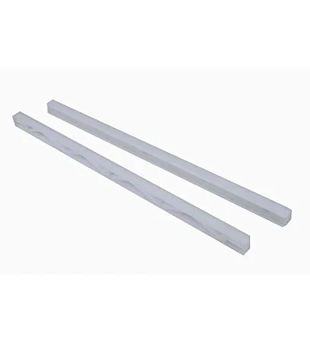 Masidef R01344 Guide Per Cassetto In Plastica Da Avvitare, Bianco, L.340 x H.16.5 mm