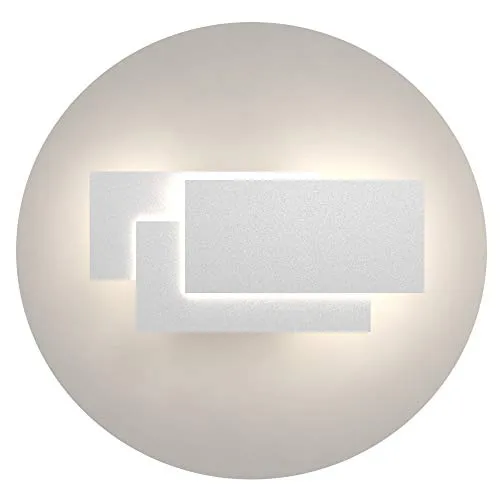 Klighten Applique da Parete Interni 24W Moderno Lampade da Parete IP20 Bianco neutro 4000~4500K Applique Interni Decorativa per Soggiorno, Camera da letto, Corridoio, Scale