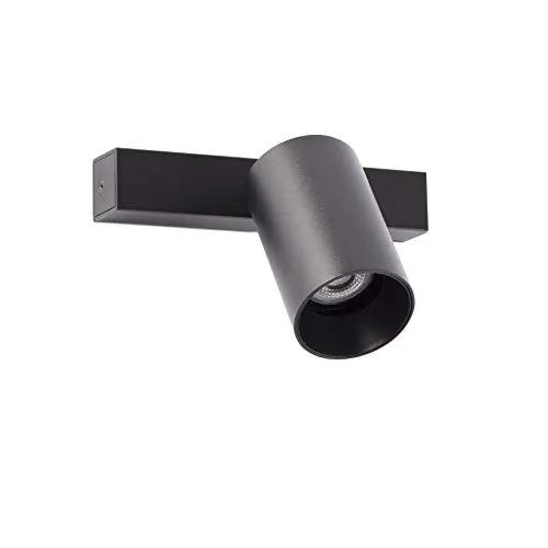 FARO Barcelona 43741 - STAN lampada da parete/soffitto 1L nero